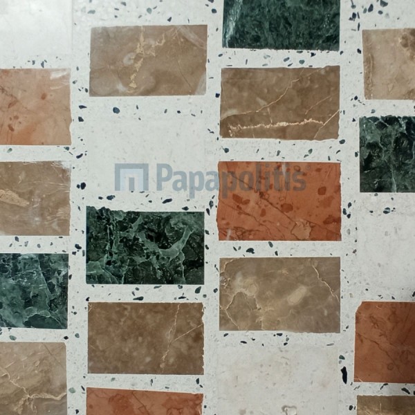 Patchwork μαρμάρου Fiore επιφάνεια: Ματ, απόχρωση: Mix Patchwork μαρμάρου Fiore επιφάνεια: Ματ, απόχρωση: Mix