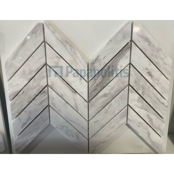 Chevron marble 30x30, hue: White/Grey Chevron Chevron marble 30x30, hue: White/Grey Chevron