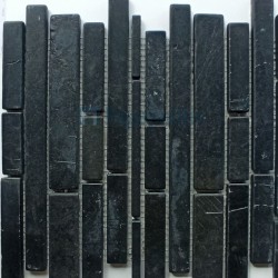 Μάρμαρο μπάνιου Τουβλάκι 30x30 Cenere Black επιφάνεια: Ματ, απόχρωση: Μαύρο Τουβλάκια