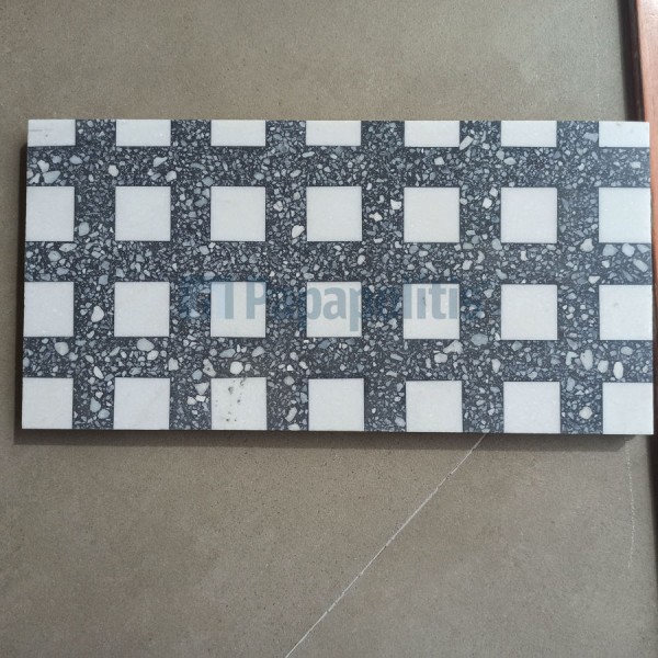 Patchwork μαρμάρου Nuvolino επιφάνεια: Ματ, απόχρωση: Λευκό/Γκρι Patchwork Patchwork μαρμάρου Nuvolino επιφάνεια: Ματ, απόχρωση: Λευκό/Γκρι Patchwork