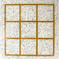 Marble patchwork Golden Fleece surface: Matt, hue: Mix Patchwork
