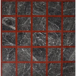 Marble patchwork 7x7 Blue Star/ Verde Laguna surface: Matt, hue: Mix Patchwork