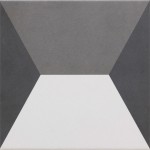 Patchwork tile 20x20 Italy, shape: Square 1st choice surface: Matt naturale, 9mm, hue: White/Grey Patchworks