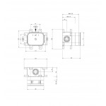 Shower tap Wall-mounted concealed part 1 way Wall-mounted - concealed part Shower tap Wall-mounted concealed part 1 way Wall-mounted - concealed part