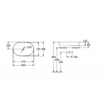 Νιπτήρας ελευθέρας τοποθέτησης 60x40x15,5 από πορσελάνη με υπερχείλιση χωρίς οπή , χρώμα: Λευκό επιφάνεια: Γυαλιστερή Ελευθέρας τοποθέτησης Νιπτήρας ελευθέρας τοποθέτησης 60x40x15,5 από πορσελάνη με υπερχείλιση χωρίς οπή , χρώμα: Λευκό επιφάνεια: Γυαλιστερή Ελευθέρας τοποθέτησης