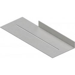 Sponge box material: Inox Double-mounted flat Single 32x12cm, color: Chrome surface: Brushed Shower baskets