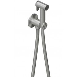 Bidet system Fixed temperature AISI 316 material: Inox, color: Chrome surface: Brushed Exposed bidet hand shower systems