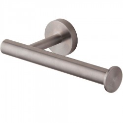 Paper holder no cover material: Inox, color: Chrome surface: Brushed Toilet paper holders