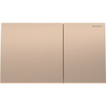 Flush wall plates for concealed cistern Brushed Red Gold Actuation dual flush valve material: Inox, color: Pink Gold surface: Brushed