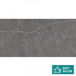 Floor tiles 60x120 Spain, style: stone 1st choice surface: Matt, hue: Dark Grey Plain tiles