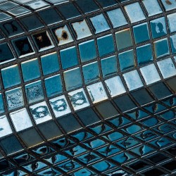 Mosaic 2,5x2,5 Spain, shape: Square 1st choice surface: Glossy, hue: Blue Mosaics