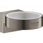 Βάση για επίτοιχα αξεσουάρ Brushed Hard Graphite από ορείχαλκο επιφάνεια: Βουρτσισμένη, χρώμα: Γκρι Σαπουνοθήκες Βάση για επίτοιχα αξεσουάρ Brushed Hard Graphite από ορείχαλκο επιφάνεια: Βουρτσισμένη, χρώμα: Γκρι Σαπουνοθήκες