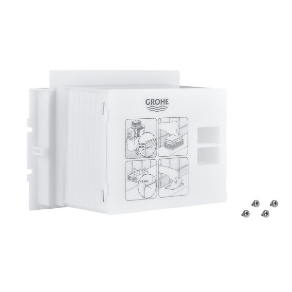Adaptor προσαρμογής μικρής πλακέτας με καζανάκια χαμηλού ύψους Rapid SL από πλαστικό, χρώμα: Λευκό Σύνδεσμοι