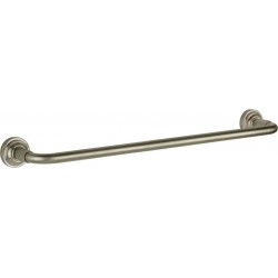 Πετσετοθήκη 45cm Finox brushed nickel σταθερή από ορείχαλκο μονή, χρώμα: Χρωμέ επιφάνεια: Βουρτσισμένη Πετσετοθήκες