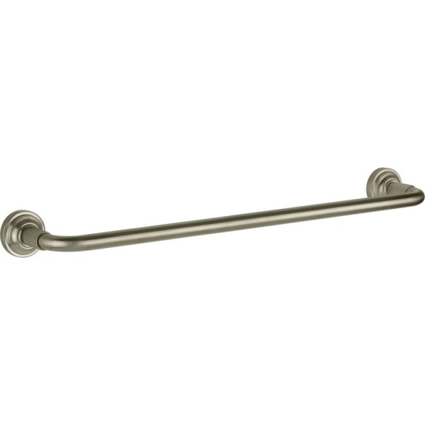 Πετσετοθήκη 45cm Finox brushed nickel σταθερή από ορείχαλκο μονή, χρώμα: Χρωμέ επιφάνεια: Βουρτσισμένη Πετσετοθήκες