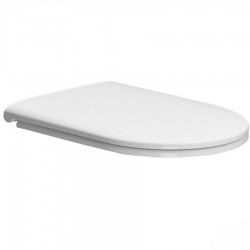 Toilet-seat soft closing, style: Sandwich Slim, color: White Toilet seats & covers