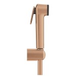 Bidet hand shower material: Brass, color: Pink Gold surface: Brushed Bidet hand shower