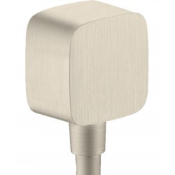 Provision, color: Chrome surface: Brushed Outlet elbows