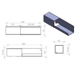 Άγκιστρο από ορείχαλκο διπλό με ράφι, 40x9,3x9,3cm, χρώμα: Λευκό επιφάνεια: Ματ Άγκιστρα Άγκιστρο από ορείχαλκο διπλό με ράφι, 40x9,3x9,3cm, χρώμα: Λευκό επιφάνεια: Ματ Άγκιστρα