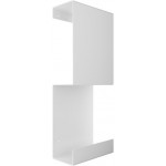 Shelve 23x10,3x50,3 material: Brass, color: White surface: Matt Shelve 23x10,3x50,3 material: Brass, color: White surface: Matt Shelves