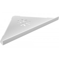 Sponge box material: Brass Corner mounted Single, color: White surface: Matt Shower baskets
