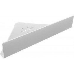 Sponge box material: Brass Corner mounted Single, color: White surface: Matt Shower baskets