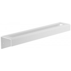 Πετσετοθήκη 60cm (60x10x9cm) σταθερή από ορείχαλκο μονή, χρώμα: Λευκό επιφάνεια: Ματ Πετσετοθήκες