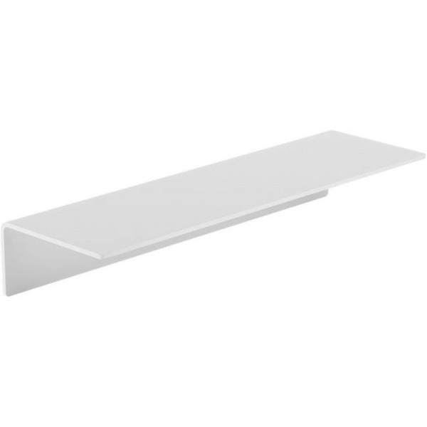 Shelve 30x9,3x5 material: Brass, color: White surface: Matt Shelves