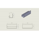 Shelve 30x9,3x12 material: Brass, color: White surface: Matt Shelves Shelve 30x9,3x12 material: Brass, color: White surface: Matt Shelves
