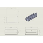 Ράφι μπάνιου 30x9,3x12 από ορείχαλκο με ψηλή διάτρητη πρόσοψη, χρώμα: Λευκό επιφάνεια: Ματ Ράφι μπάνιου 30x9,3x12 από ορείχαλκο με ψηλή διάτρητη πρόσοψη, χρώμα: Λευκό επιφάνεια: Ματ Ράφια μπάνιου