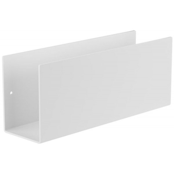 Shelve 30x8x12 material: Brass, color: White surface: Matt Shelves