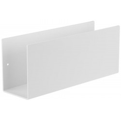 Shelve 30x8x12 material: Brass, color: White surface: Matt Shelves