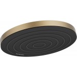 Κεφαλή ντους επίτοιχος τύπος / οροφής 26x26 από ορείχαλκο 1 ροής ecosmart, 8.4 l/min, Brushed Bronze, χρώμα: Μπρονζέ επιφάνεια: Βουρτσισμένη Κεφαλές ντους