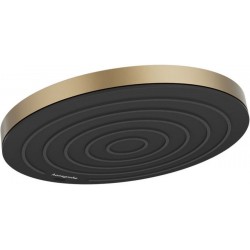 Κεφαλή ντους επίτοιχος τύπος / οροφής 26x26 από ορείχαλκο 1 ροής ecosmart, 8.4 l/min, Brushed Bronze, χρώμα: Μπρονζέ επιφάνεια: Βουρτσισμένη Κεφαλές ντους