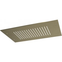 Shower head Ceiling-mounted 35x20 material: Inox, style: 1 spray, color: Gold surface: Brushed Overhead showers