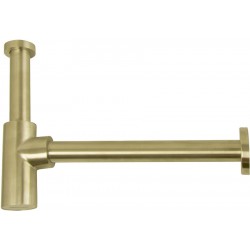 Sink siphon material: Brass surface: Brushed, color: Gold Siphons