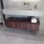 Furniture base without washbasin 119x45x35 material: Wood composite wall mounted, color: Rosewood Furniture base without washbasin 119x45x35 material: Wood composite wall mounted, color: Rosewood