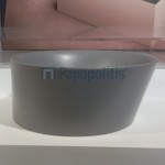 Νιπτήρας ελευθέρας τοποθέτησης 42x42x18 από πορσελάνη χωρίς οπή  χωρίς υπερχείλιση Lava Matt, χρώμα: Γκρι επιφάνεια: Ματ Ελευθέρας τοποθέτησης