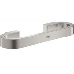 Handle wall 33,6cm material: Brass, color: Chrome surface: Brushed Bathtub grab-bars