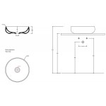 Washbasin Free standing 45x45x13 material: Porcelain Without hole Without overflow, color: Yellow surface: Matt Free standing Washbasin Free standing 45x45x13 material: Porcelain Without hole Without overflow, color: Yellow surface: Matt Free standing