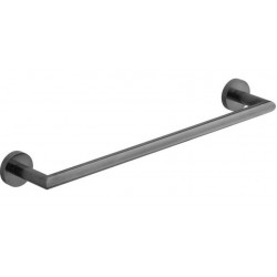 Πετσετοθήκη 45cm Brushed Black σταθερή από ορείχαλκο μονή, χρώμα: Μαύρο επιφάνεια: Βουρτσισμένη Πετσετοθήκες