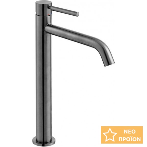 Μπαταρία νιπτήρος επικαθήμενη αναμεικτική από ορείχαλκο για νιπτήρα ελεύθερης τοποθέτησης χωρίς βαλβίδα Brushed Black, χρώμα: Μαύρο επιφάνεια: Βουρτσισμένη Επικαθήμενες Μπαταρία νιπτήρος επικαθήμενη αναμεικτική από ορείχαλκο για νιπτήρα ελεύθερης τοποθέτησης χωρίς βαλβίδα Brushed Black, χρώμα: Μαύρο επιφάνεια: Βουρτσισμένη Επικαθήμενες
