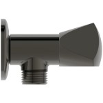 Διακόπτης γωνιακός, G1/2", magnetic grey από ορείχαλκο, χρώμα: Γκρι επιφάνεια: Βουρτσισμένη Διακόπτες, Κάνουλες