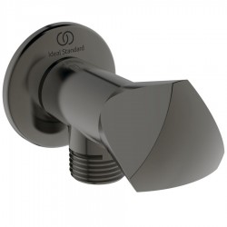 Διακόπτης γωνιακός, G1/2", magnetic grey από ορείχαλκο, χρώμα: Γκρι επιφάνεια: Βουρτσισμένη Διακόπτες, Κάνουλες