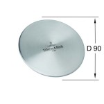 Κάλυμμα βαλβίδας νεροχύτη, stainless steel από inox, χρώμα: Χρωμέ Βαλβίδες-σιφώνια