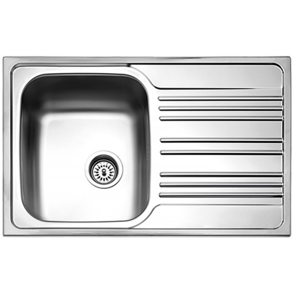 Νεροχύτης ανοξείδωτος 78x50 από inox επιφάνεια: Λεία ματ με πάγκο αριστερά / με πάγκο δεξιά ένθετος 1 γούρνα αντιστρεφόμενος, χρώμα: Χρωμέ Ανοξείδωτοι Νεροχύτης ανοξείδωτος 78x50 από inox επιφάνεια: Λεία ματ με πάγκο αριστερά / με πάγκο δεξιά ένθετος 1 γούρνα αντιστρεφόμενος, χρώμα: Χρωμέ Ανοξείδωτοι