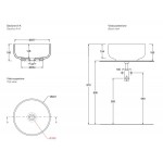 Νιπτήρας ελευθέρας τοποθέτησης 40x40x18 από πορσελάνη χωρίς οπή χωρίς υπερχείλιση Bianco Glossy, χρώμα: Λευκό επιφάνεια: Γυαλιστερή Νιπτήρας ελευθέρας τοποθέτησης 40x40x18 από πορσελάνη χωρίς οπή χωρίς υπερχείλιση Bianco Glossy, χρώμα: Λευκό επιφάνεια: Γυαλιστερή Ελευθέρας τοποθέτησης