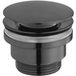 Βαλβίδα Click-Clack, brushed black χωρίς υπερχείλιση από ορείχαλκο επιφάνεια: Βουρτσισμένη, χρώμα: Μαύρο Βαλβίδες Βαλβίδα Click-Clack, brushed black χωρίς υπερχείλιση από ορείχαλκο επιφάνεια: Βουρτσισμένη, χρώμα: Μαύρο Βαλβίδες