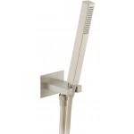 Shower head W/ hose, holder and outlet elbow 1 jet, color: Chrome surface: Brushed Hand showers Shower head W/ hose, holder and outlet elbow 1 jet, color: Chrome surface: Brushed Hand showers