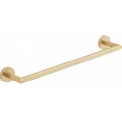 Towel 45cm Fixed material: Brass single, color: Gold surface: Brushed Towel rails